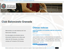 Tablet Screenshot of cbgranada.com